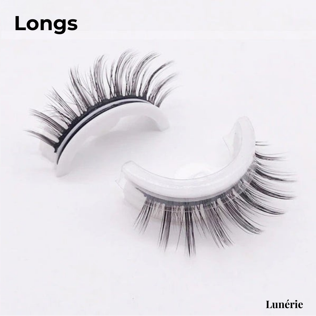 Faux-cils auto-adhésifs sans colle – Look naturel et élégant