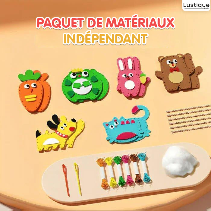 Jouet de Couture Éducatif pour Enfants – Motricité Fine Dès 3 Ans
