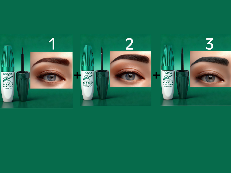 Gel Sourcils Peel-Off Longue Durée Résistant à l'Eau jusqu'à 5 Jours