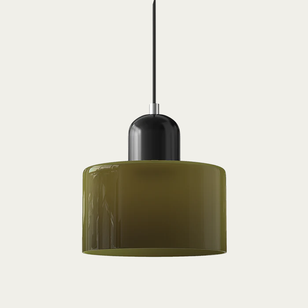Petite suspension en verre – luminaire élégant pour intérieurs