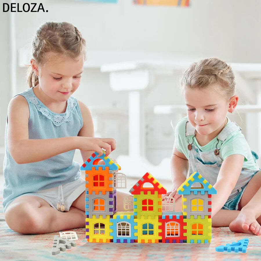 Jouet de Construction Montessori – Blocs Créatifs pour Enfants dès 3 Ans