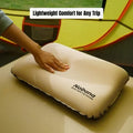 Coussin de voyage gonflable ergonomique avec support cervical en mousse 3D