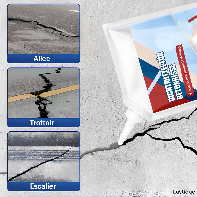 DeepSeal™ – Adhesif haute performance pour la réparation des fissures dans le béton [1 + 1 Gratuit]