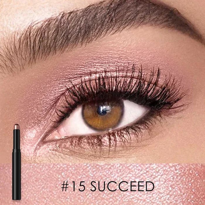 Crayon Fard à Paupières et Eye-liner 2-en-1 Résistant à l'Eau