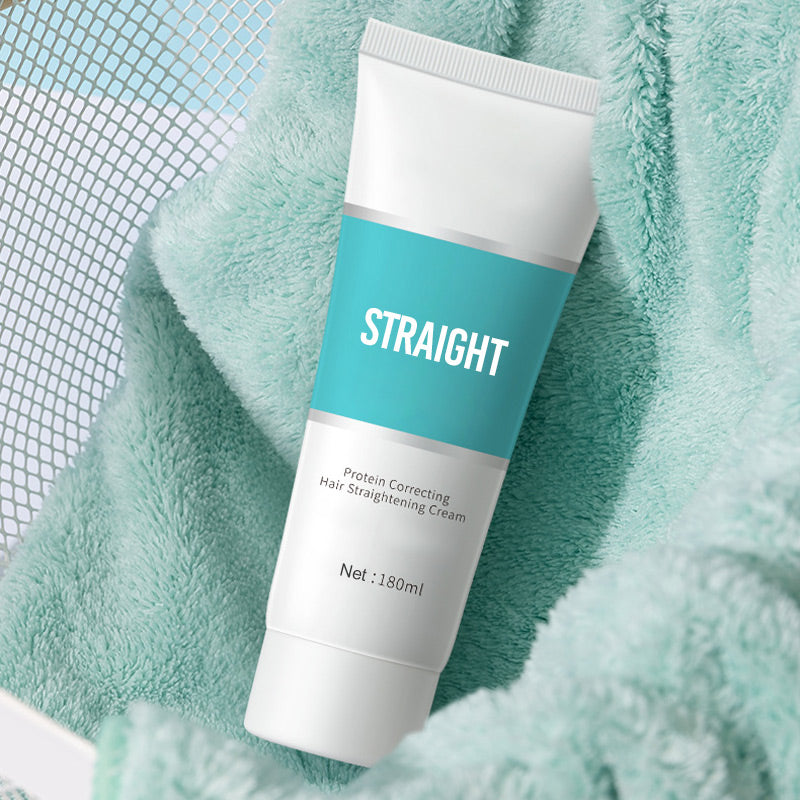 Crème Lissante Capillaire à la Kératine pour Cheveux Lisses et Brillants