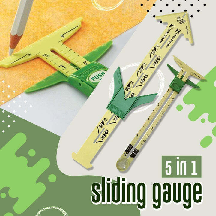 Règle d'ourlet multifonction 5-en-1 pour couture et quilting précis
