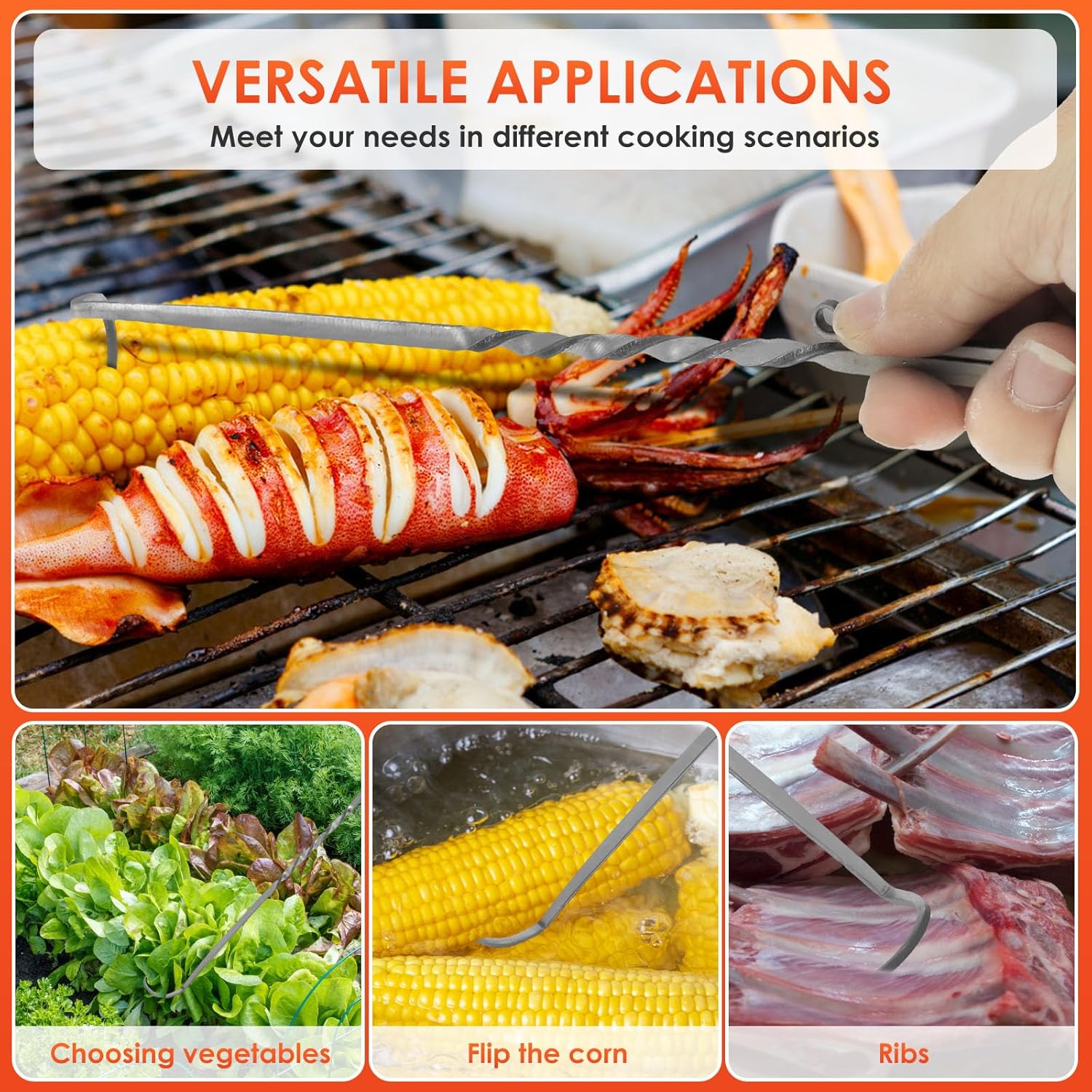 IronFlip™ – Spatule de grill forgée à la main – retournement sûr au barbecue [50 % de réduction]