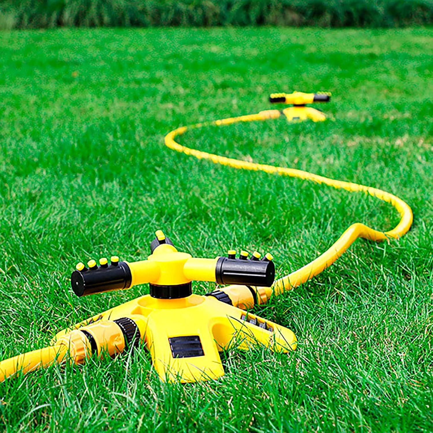 Arroseur de Pelouse Rotatif 360° pour Jardin et Parterres
