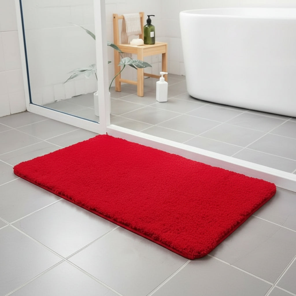 Tapis de bain doux antidérapant, épaissi et hautement absorbant