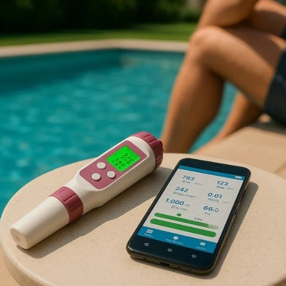 Testeur Qualité Eau Numérique 7-en-1 pH TDS Bluetooth