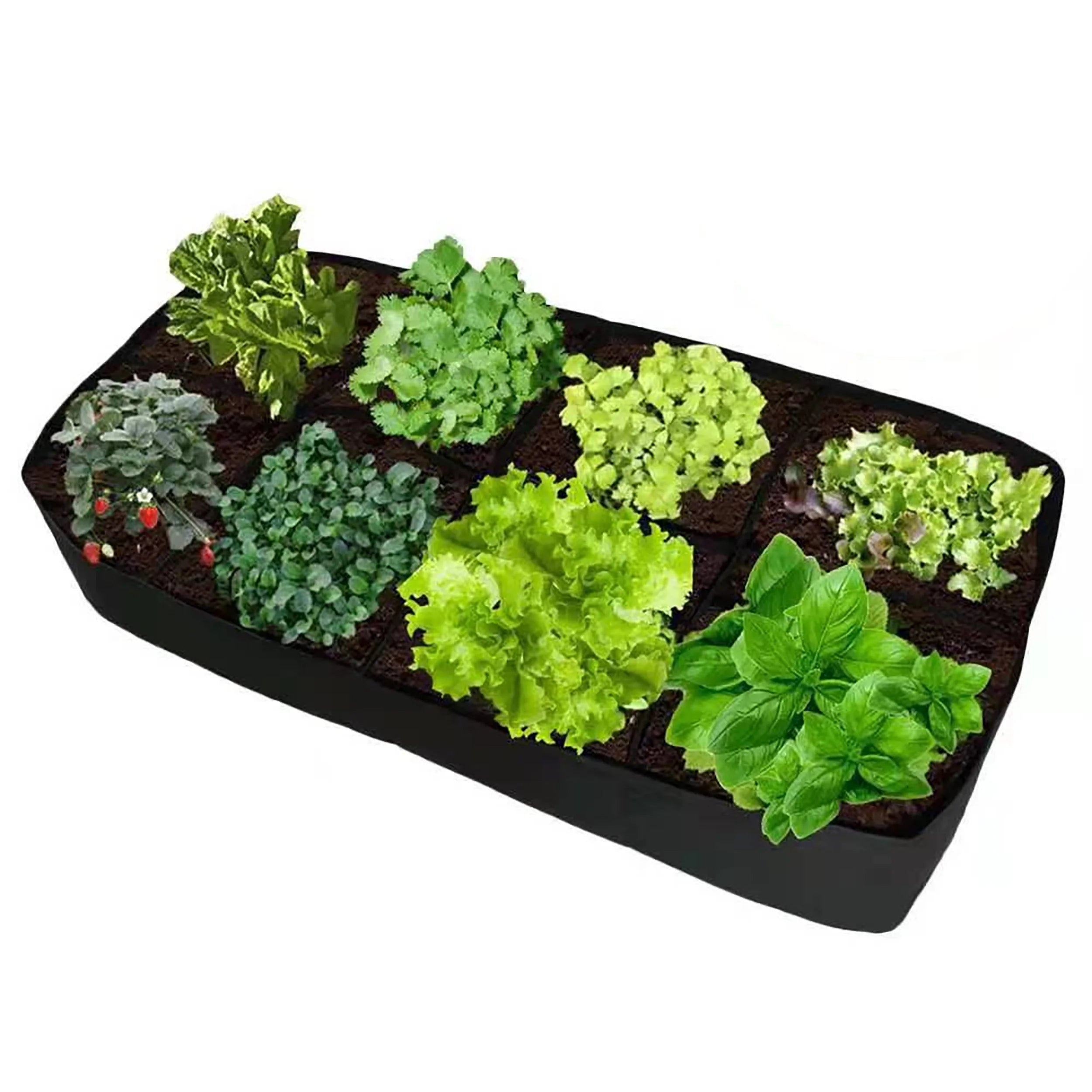 Jardinière Multi-Poches en Tissu Respirant pour Herbes et Légumes