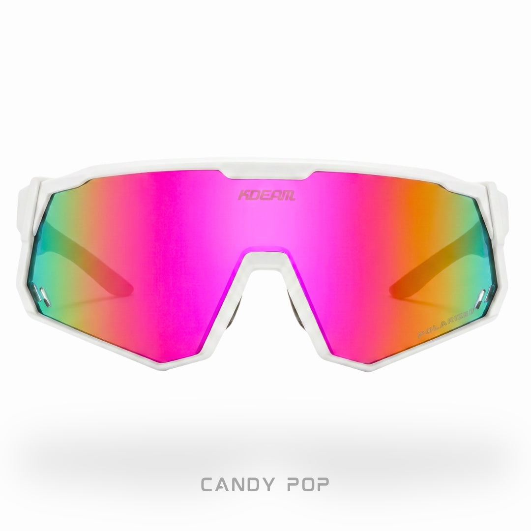 Lunettes de sport antidérapantes ultraléges avec cadre interchangeable