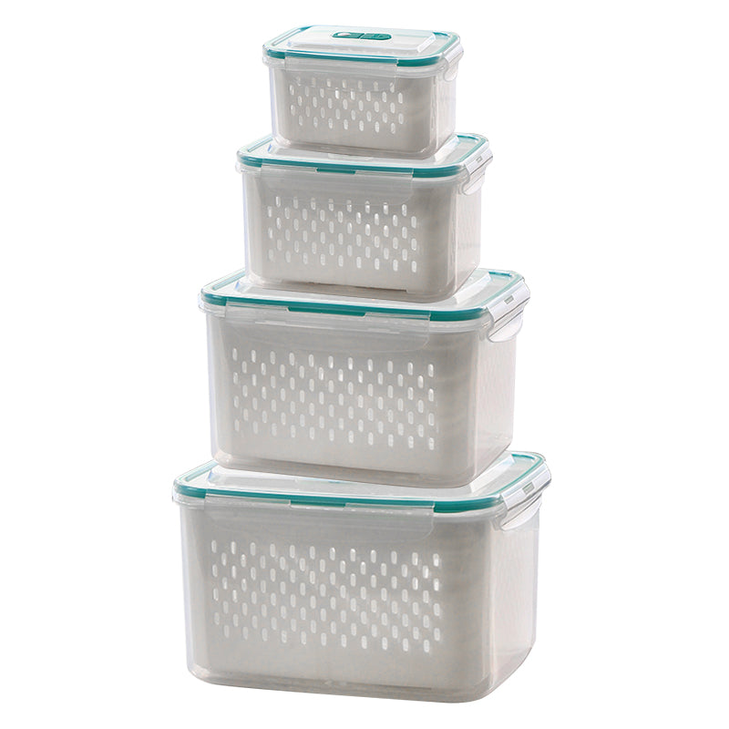 Boîtes Hermétiques Empilables avec Joint en Silicone pour Conserver les Aliments
