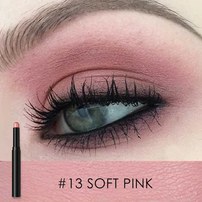 Crayon Fard à Paupières et Eye-liner 2-en-1 Résistant à l'Eau