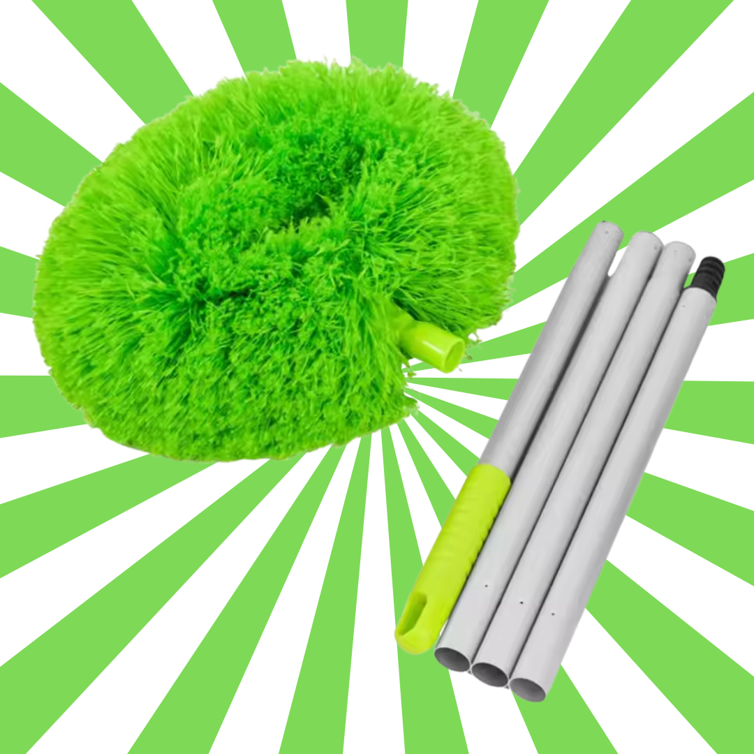 FlexiDust™ – Plumeau télescopique en microfibre pour un nettoyage en profondeur [50 % de réduction]