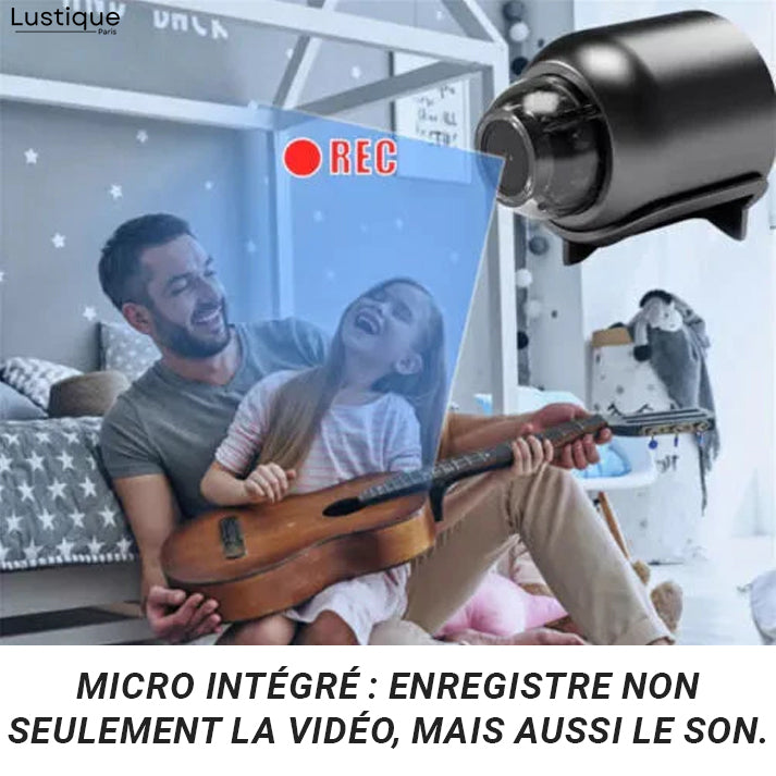 NanoVision™ – Mini caméra espion 4K HD 360° [50 % de réduction]