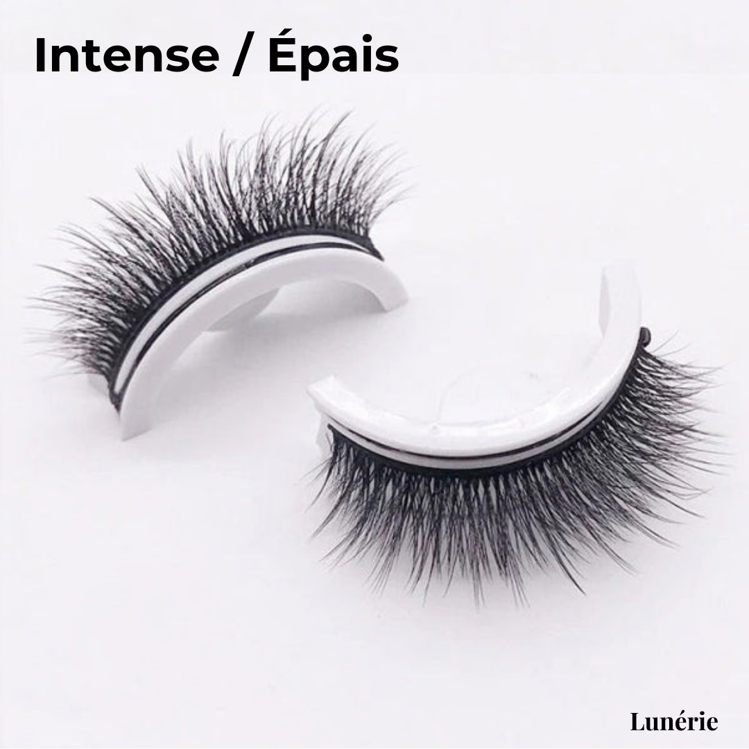 Faux-cils auto-adhésifs sans colle – Look naturel et élégant
