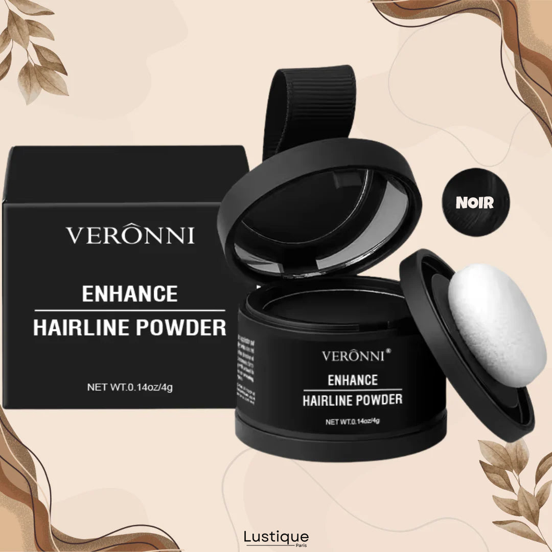 Poudre Compacte pour Racines et Sourcils – Couvrance Naturelle Longue Tenue