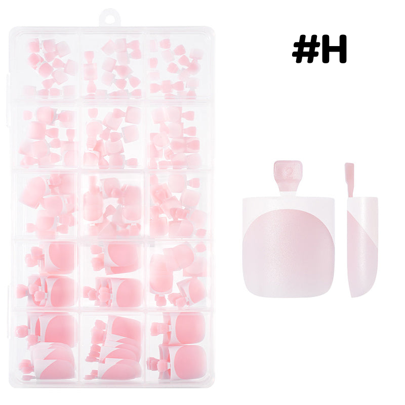 Faux ongles d'orteils press-on réutilisables – Pédicure gel à domicile