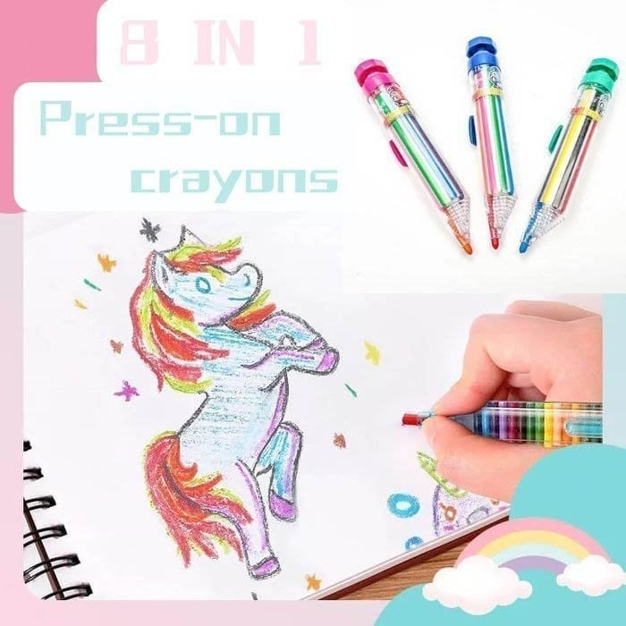 CrayonPress™ – Libérez votre créativité partout, toujours amusant et propre [1 + 1 Gratuit]