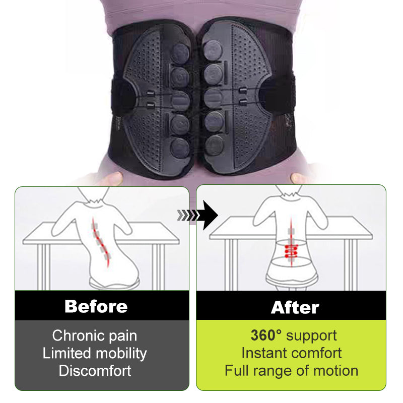 Ceinture Lombaire Ergonomique Légère et Ajustable pour le Dos