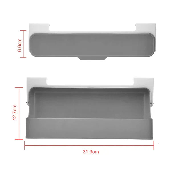 Étagère à épices adhésive sous placard – Organiseur cuisine sans perçage