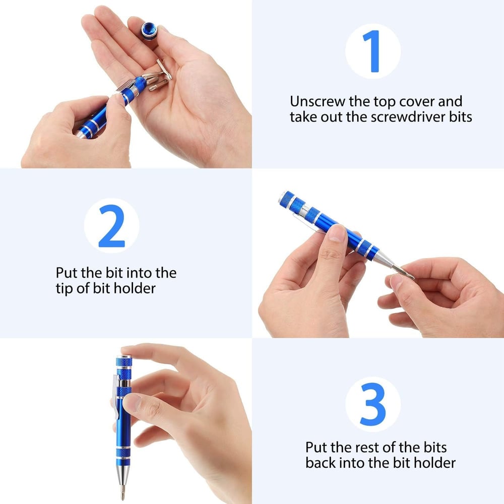 MultiBit™ – Outil de réparation compact en aluminium pour des applications polyvalentes [50% de réduction]
