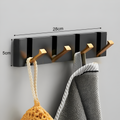 Crochet Mural Pliable Adhésif en Aluminium – Sans Perçage