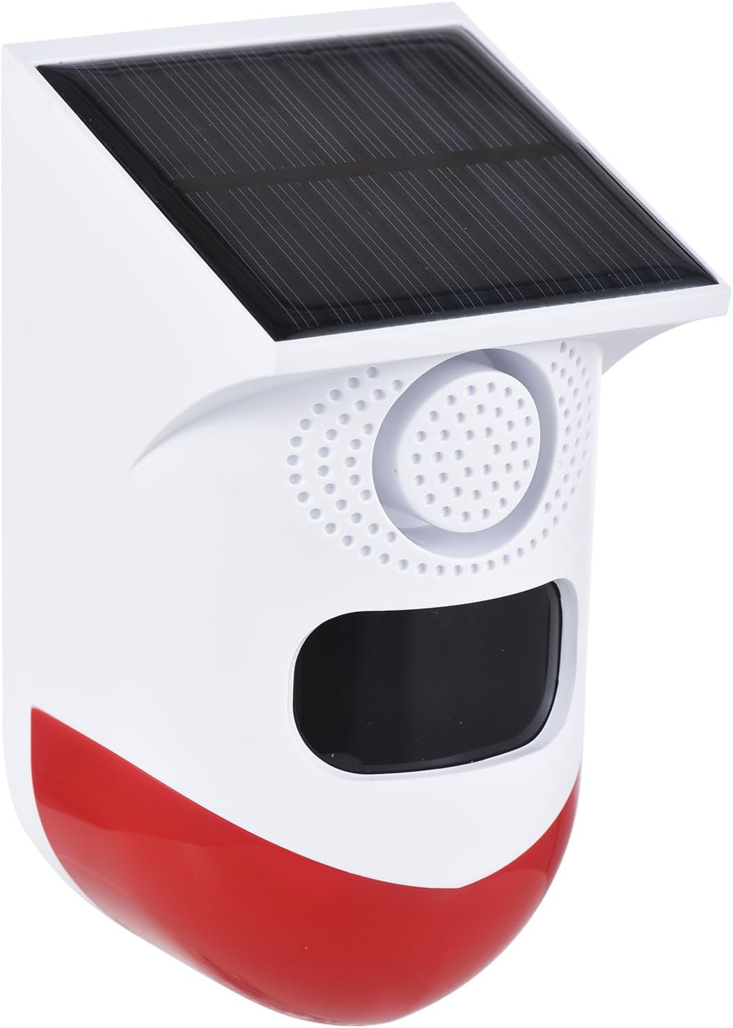 Détecteur de mouvement solaire extérieur avec alarme sirène et LED IP65