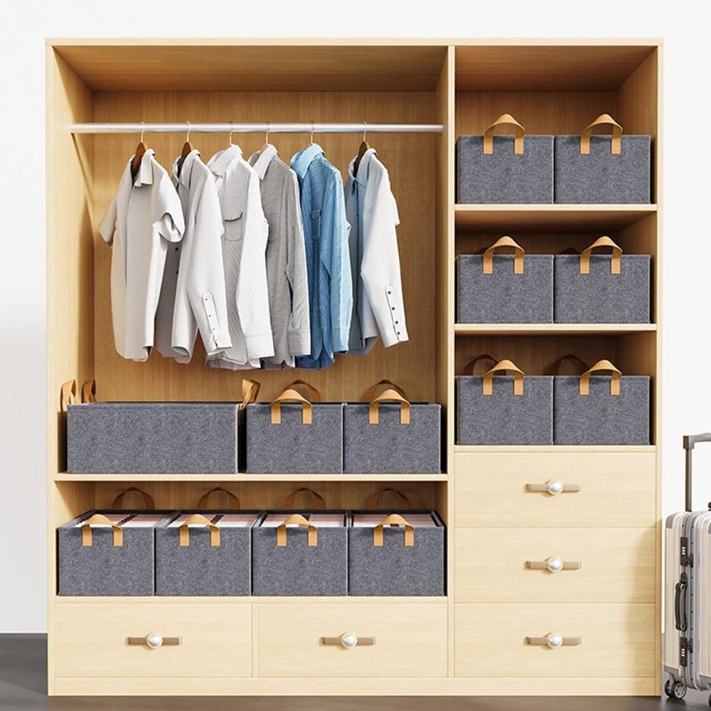 FoldBox™ – Armoire textile pliable pour rangement et gain de place [50 % de réduction]