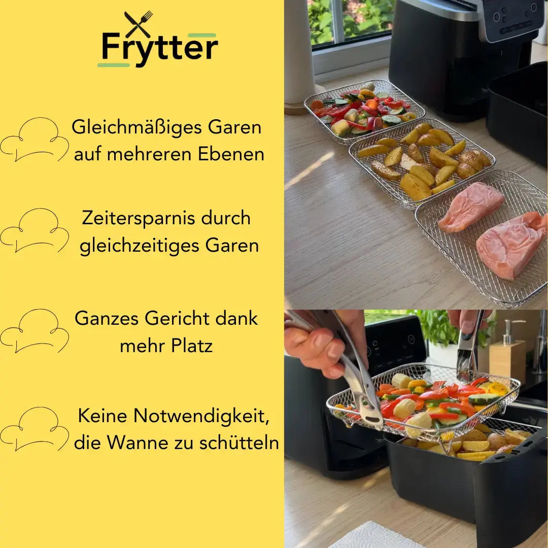 FryLayers™ – Plus d’espace de cuisson, moins d’attente [50 % de réduction]