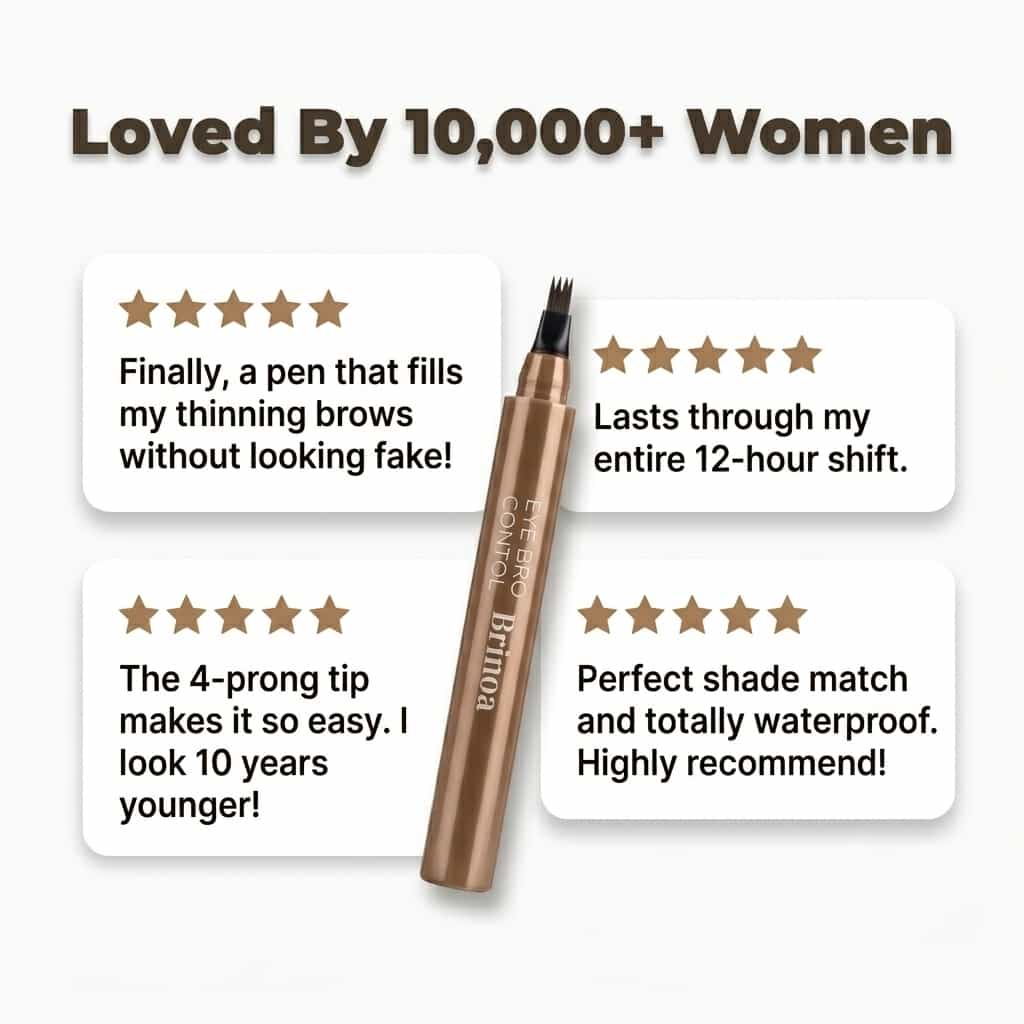 Crayon à Sourcils Microblading Waterproof – Pointe de Précision Effet Naturel