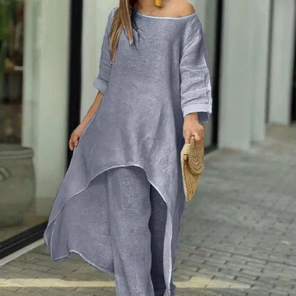 Lily™ – Ensemble en coton et lin [50 % de réduction]