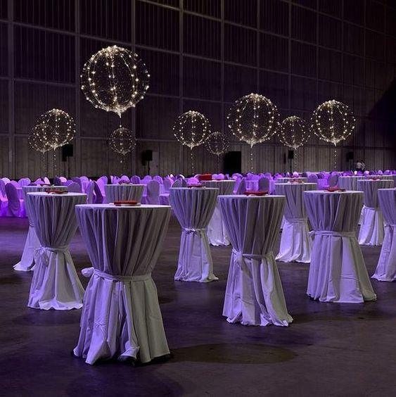 Ballons LED Lumineux Réutilisables pour Fêtes et Événements