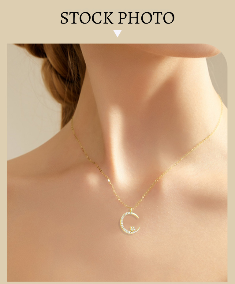 Bijou Scintillant Motif Lune et Étoiles – Accessoire Élégant