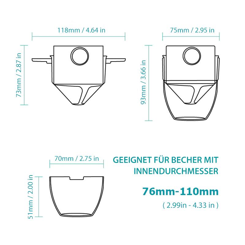 Filtre à Café Réutilisable Double Couche pour Café Intense sans Amertume