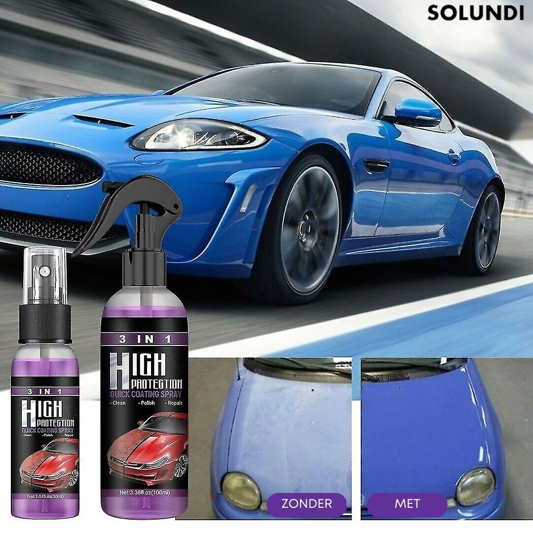Spray Nettoyant Voiture 3-en-1 Nanotechnologique – Nettoie, Répare et Protège