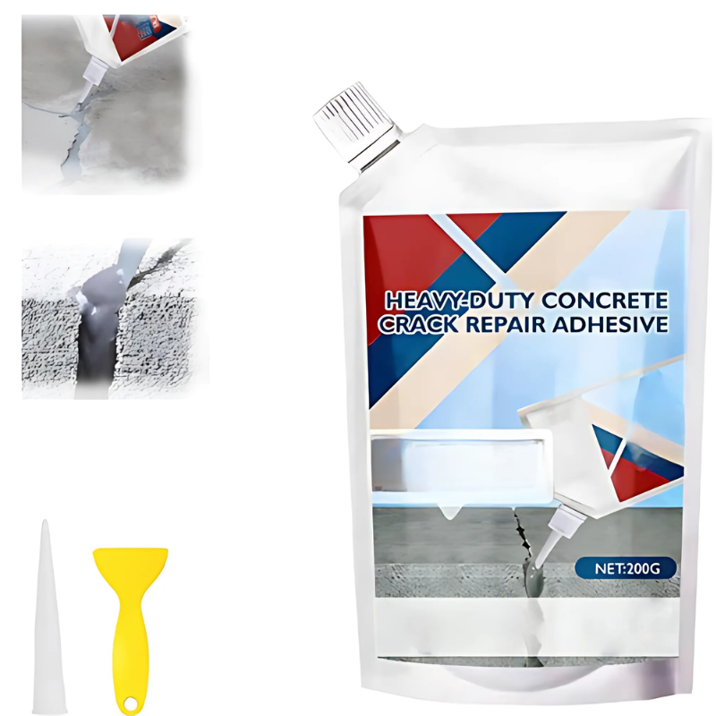 Adhésif de réparation pour béton extérieur – Colmatage de fissures prêt à