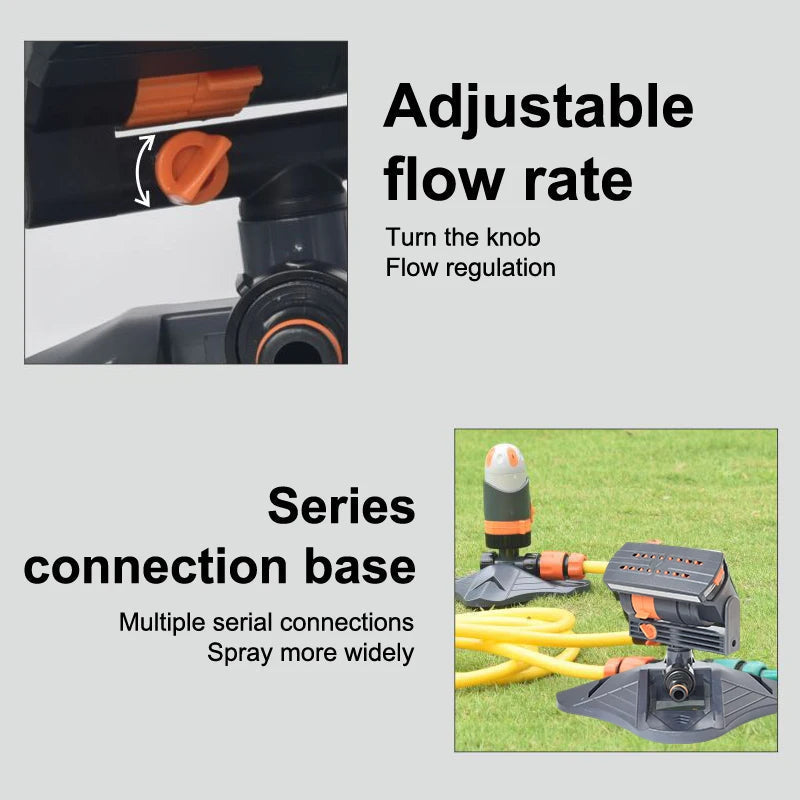 Arroseur Oscillant 16 Buses pour Pelouse et Jardin – Grande Surface