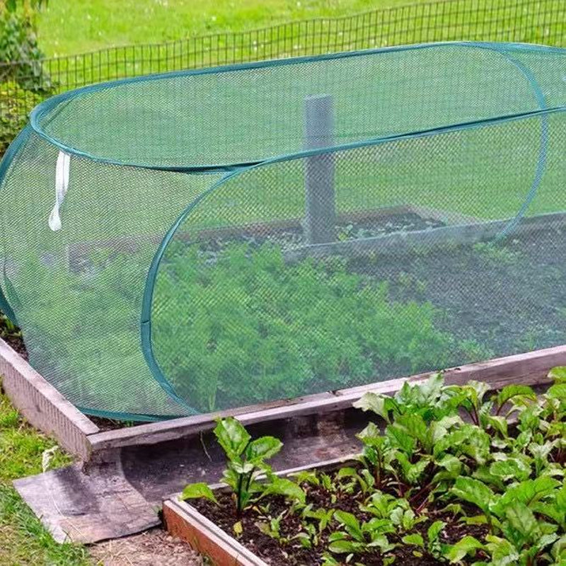 Filet de protection pour plantes pop-up anti-nuisibles avec ancrage au sol