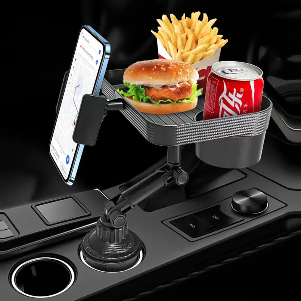 Support Téléphone Voiture pour Porte-Gobelet – Rotation 360° Sans Outils