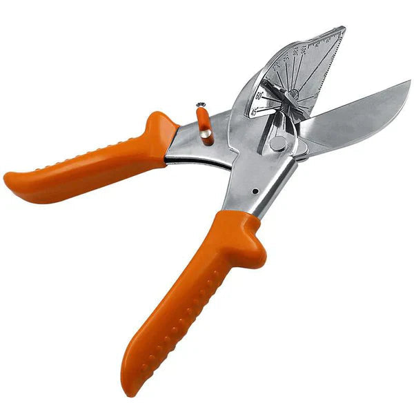 Cutter de précision multi-angles en acier inoxydable à poignée ergonomique