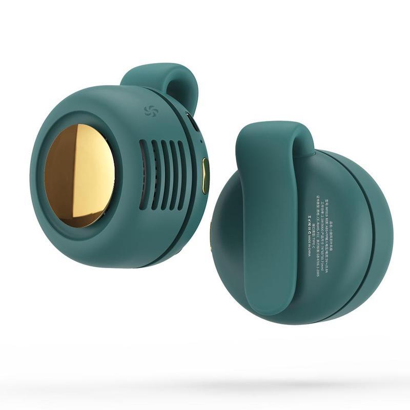 Mini Ventilateur Clip Sans Pales à Porter Sous les Vêtements – 23h d'Autonomie