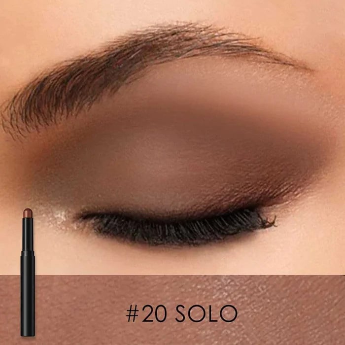 Crayon Fard à Paupières et Eye-liner 2-en-1 Résistant à l'Eau
