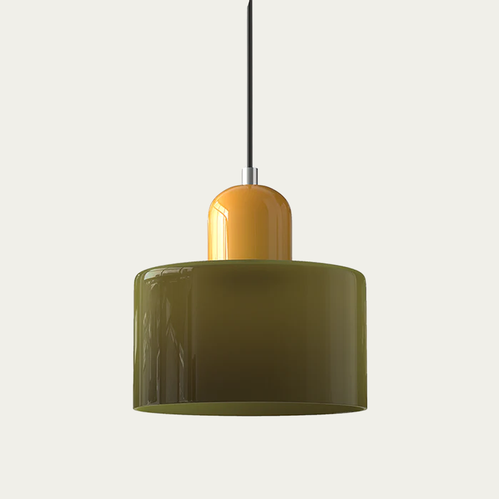 Petite suspension en verre – luminaire élégant pour intérieurs