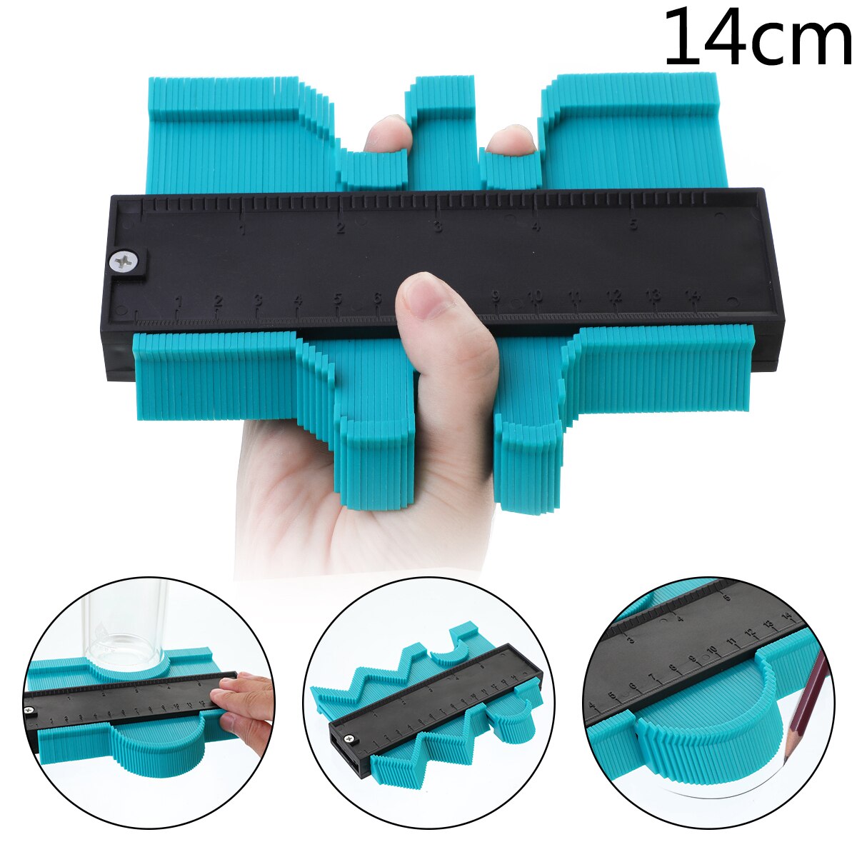 Gabarit de Contour Flexible pour Mesures Précises – Bois, Carrelage et Métal