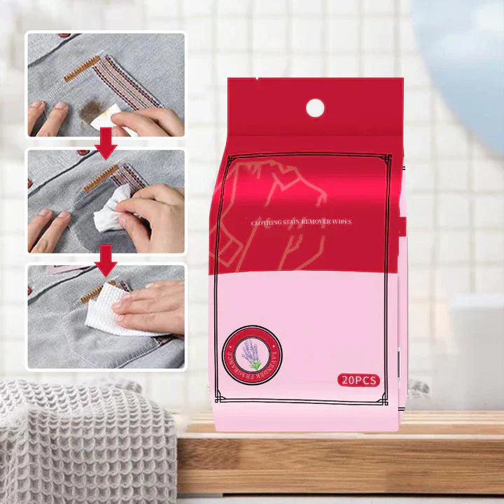 StainWipe™ – Lingettes détachantes efficaces et pratiques [50 % de réduction]
