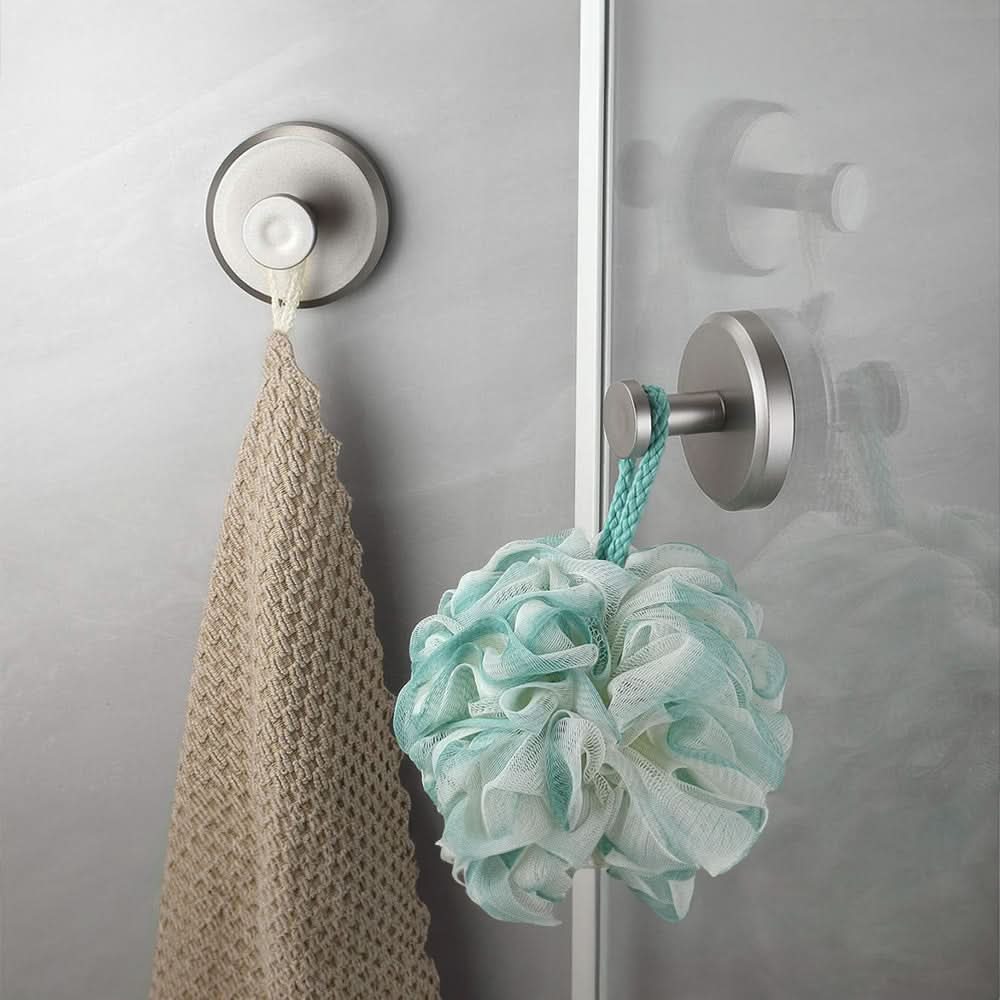 Ventouse à crochet pour salle de bain – fixation sans perçage