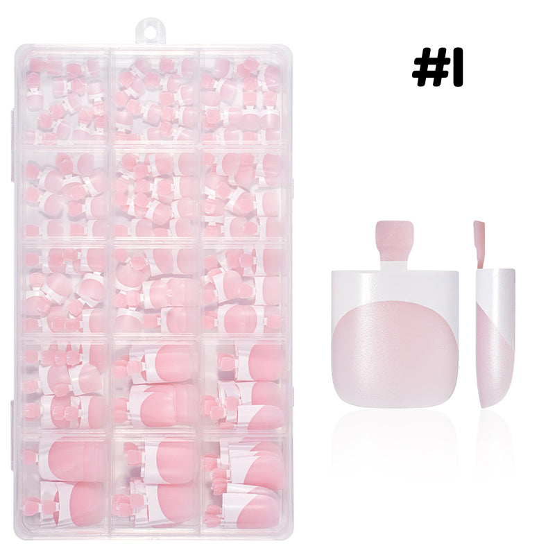 Faux ongles d'orteils press-on réutilisables – Pédicure gel à domicile