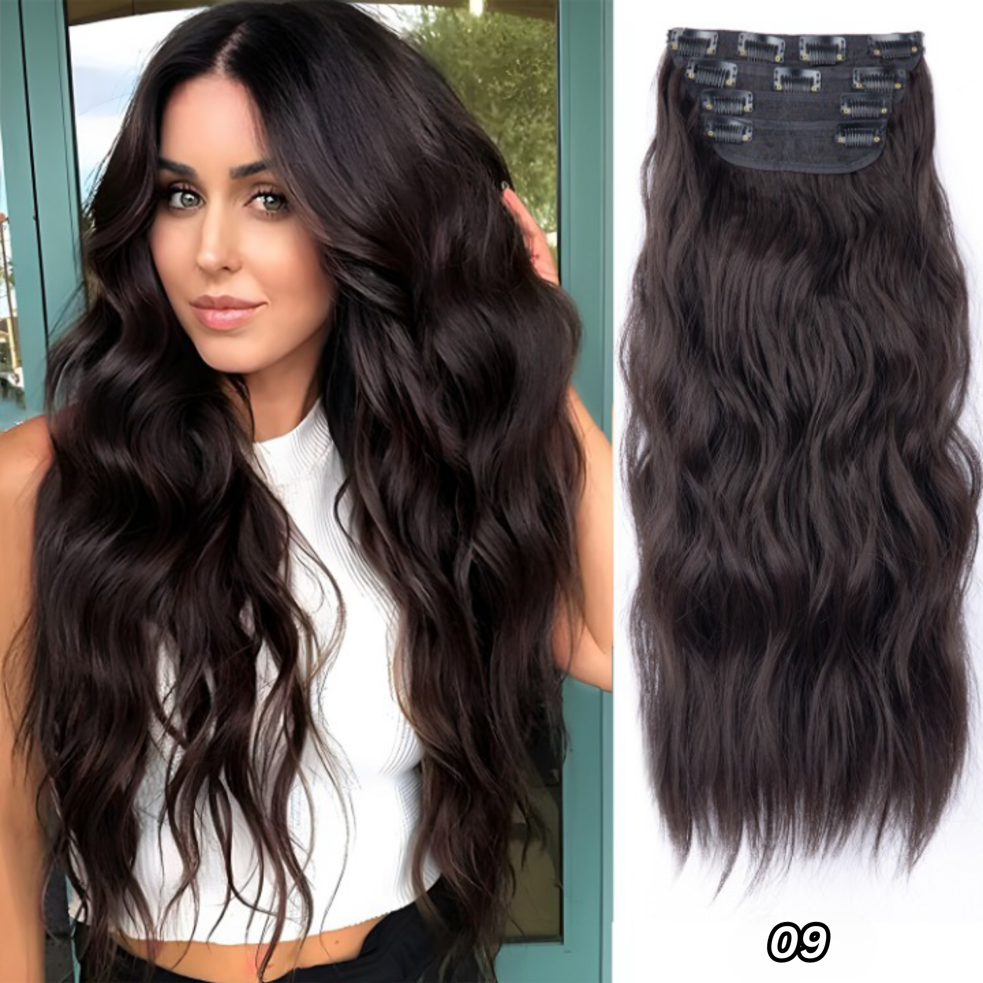 Extensions à Clip pour Cheveux – Volume et Longueur Naturels
